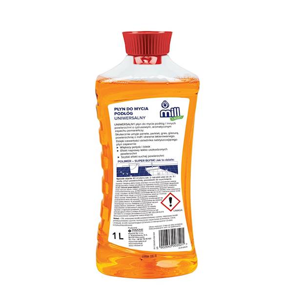 MILL CLEAN Płyn do mycia podłóg o zapachu Pomarańc