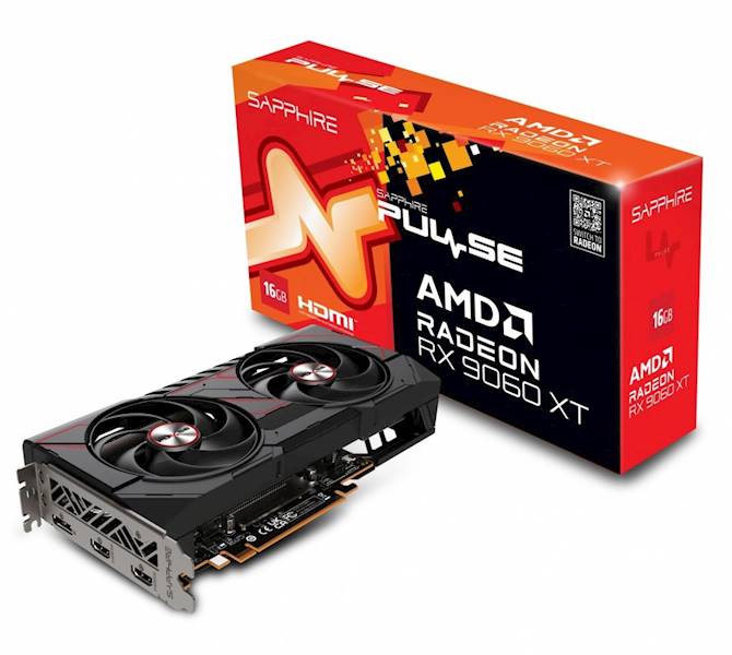 Saphire Radeon RX 9060 XT PULSE 16GB GDDR6