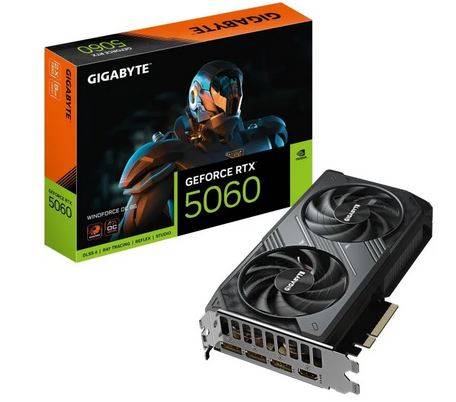 Gigabyte GeForce RTX 5060 WINDFORCE OC 8GB DLSS 4