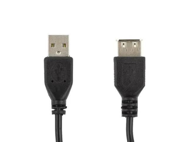 Accura USB-A - USB-A 3.0m M/F czarny