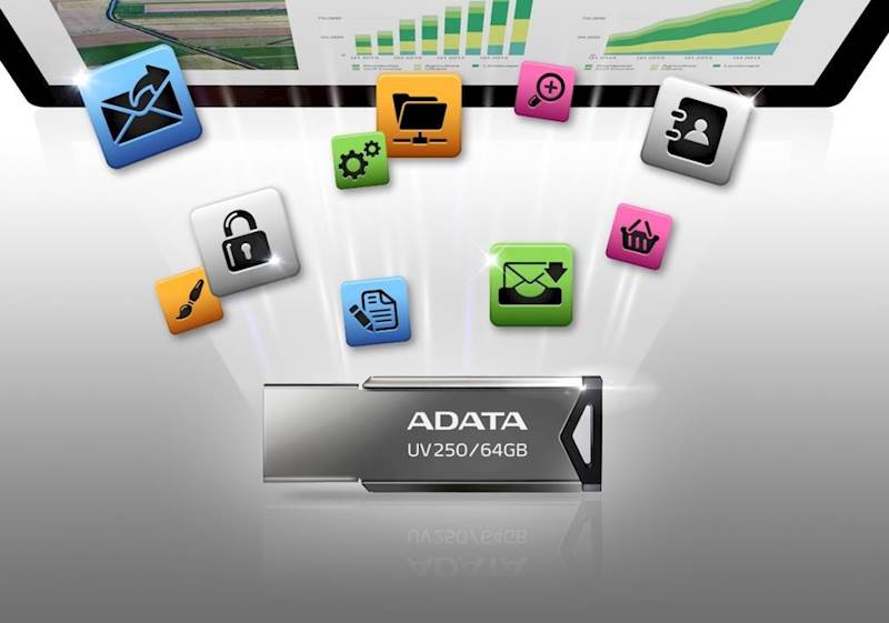 ADATA UV250 32GB USB2.0 Metallic