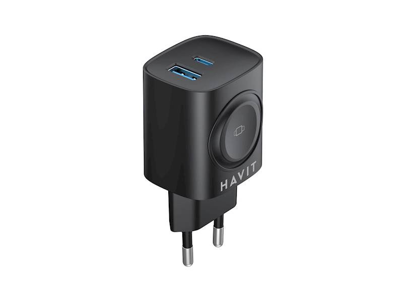 Ładowarka Havit USB-C+USB-AUC132 EU