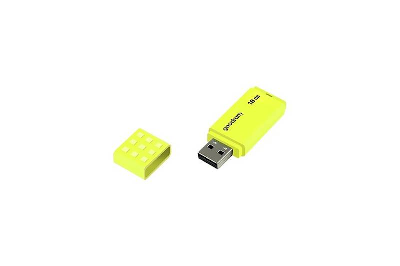 GOODRAM FLASHDRIVE 16GB UME2 USB 2.0 YELLOW