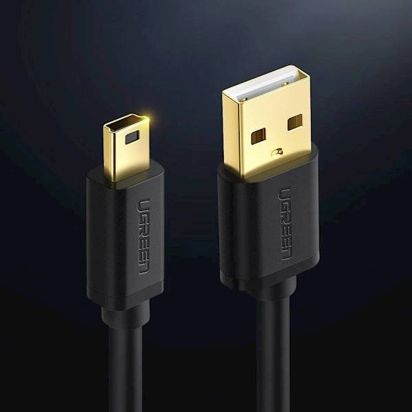 Ugreen kabel USB - mini USB 3m US132 (czarny)