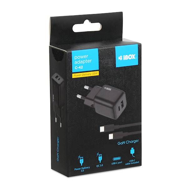 IBOX ŁADOWARKA UNIWERSALNA C-42 PD33W BLACK