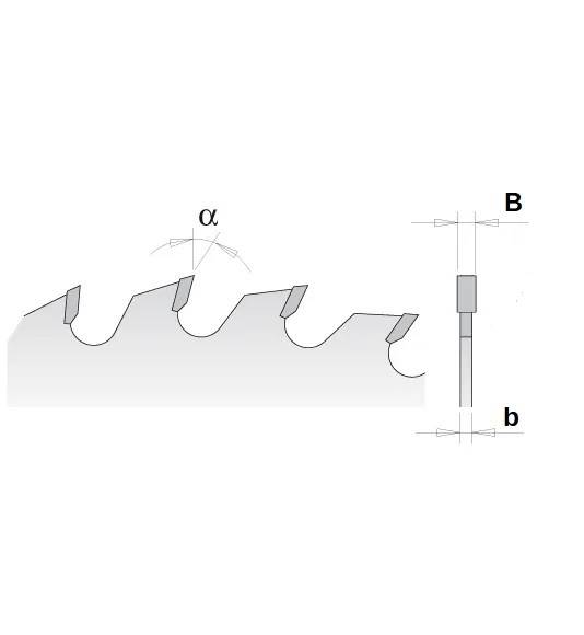 PIŁA D=100 B=4,0 b=3,0 d=30 z=18 GM FABA (PI-401)