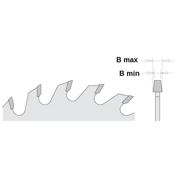 PIŁA D=125 B=3,1-4,3 d=22 z=24 Dimar