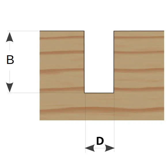 Frez prosty Fachman D=12,55 B=25,4 s=8 L=65,4 z=2 