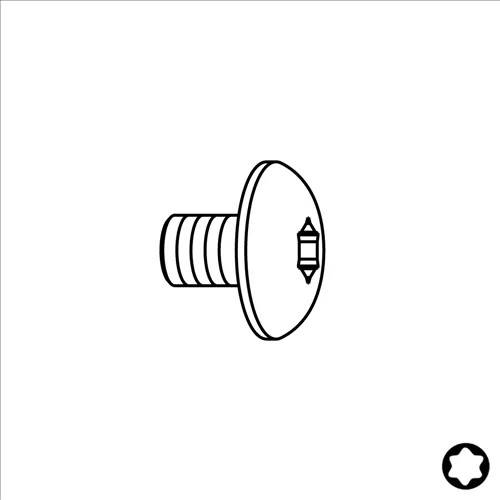 ŚrubaTBPTI M4x6x8,2 D=9 F099-14000