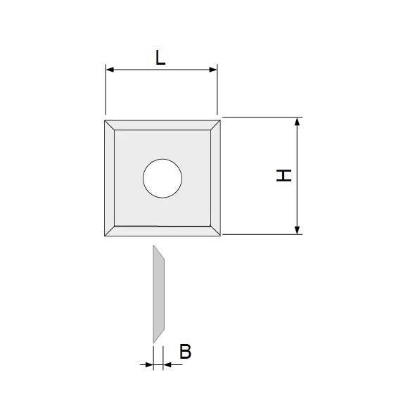 Płytka HM L=12 H=12 B=1,5 1ot. 4ostrz. KCR02+