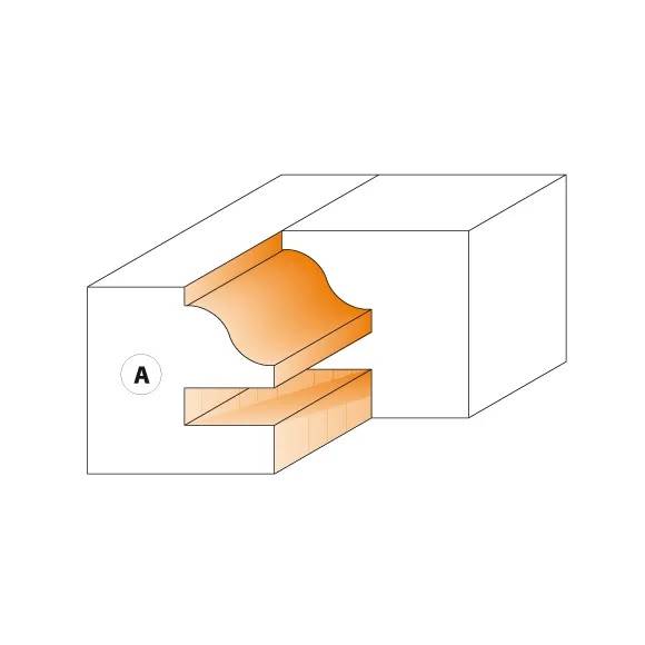 Głowica profilowa D=120 B=40 d=30 z=2 ALU CMT