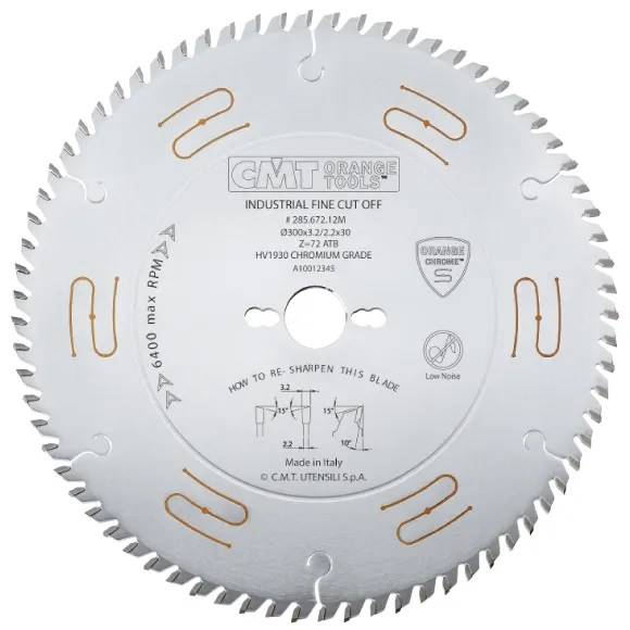 PIŁA D=300 B=3,2 b=2,2 d=30 z=48 ATB CMT Chrom