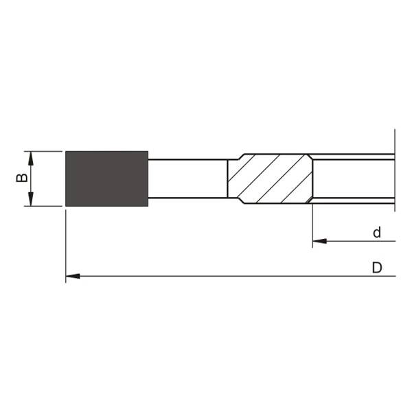 Frez nasadzany 3110 D=125 B=10 d=30 z=6.0 HM Faba