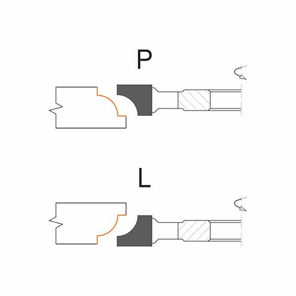 Frez nasadzany P-101 D=125 B=15 d=30 z=4 R=10 HM L