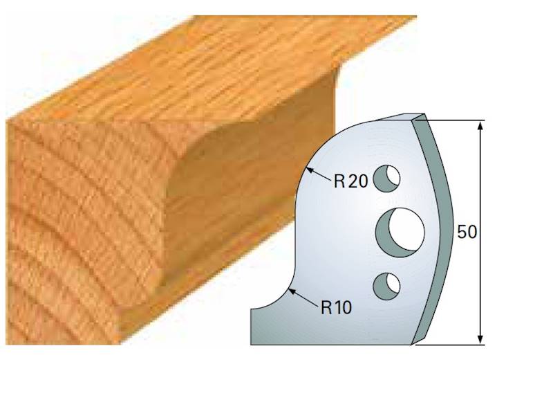 Nóż profilowy nr 570 H=50 B=4 SP