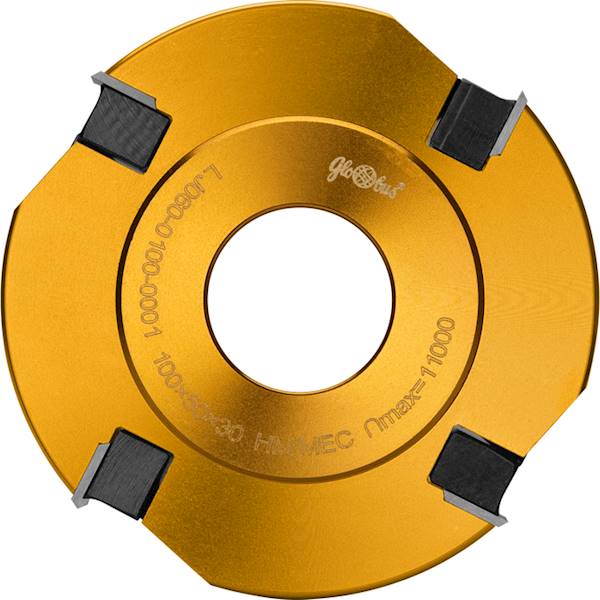 Głowica prosta AL. D=100 B=50 d=30 z=4 HM Globus