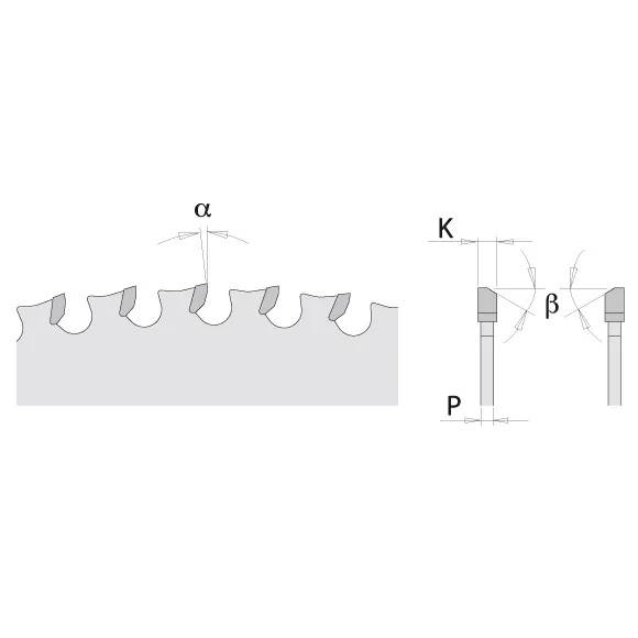 PIŁA D=136 B=1,5 b=1,2 d=10 z=30 GSM CMT
