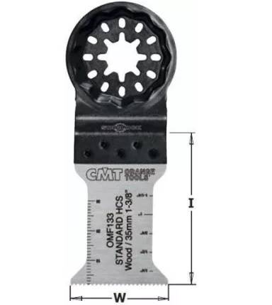 Brzeszczot osc. W=35 I=50 TS= 1,4 TPI=18 STARLOCK