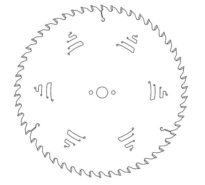 PIŁA D=350 B=3,2 b=2,2 d=30 z=54 GS Faba PI-504V 