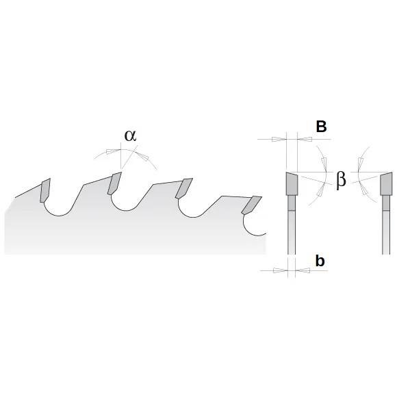 PIŁA D=350 B=3,2 b=2,2 d=30 z=54 GS Faba PI-504V 