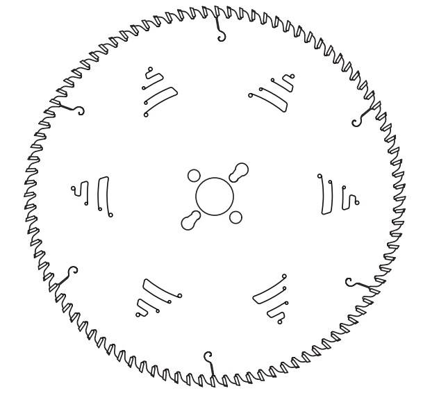 PIŁA D=315 B=3,2 b=2,2 d=30 z=72 GS Faba PI-505V