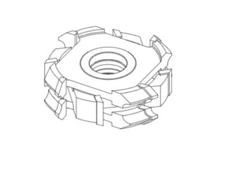 Zestaw frezów FP-06 D=134 d=40 z=4 HSS Faba