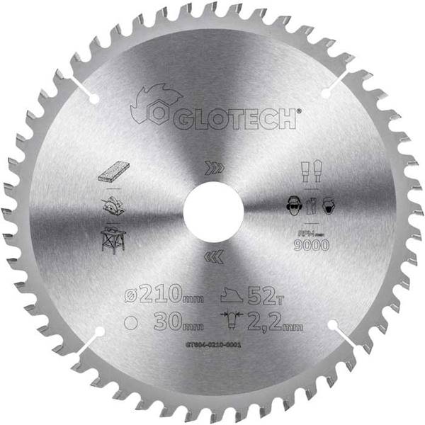PIŁA D=210 B=2,2 b=1,4 d=30/20 z=52 GA Glotech