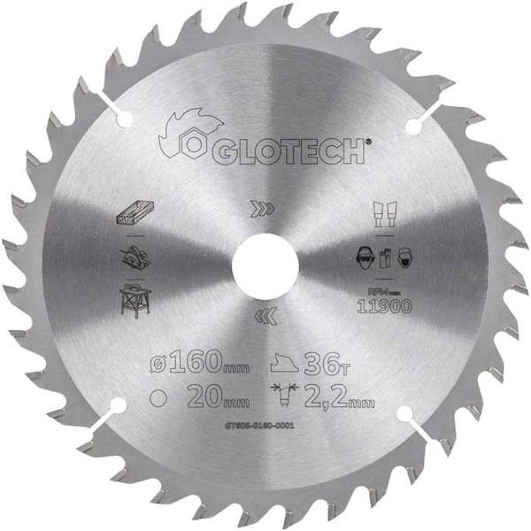 PIŁA D=210 B=2,2 b=1,4 d=30/20 z=44 GS Glotech