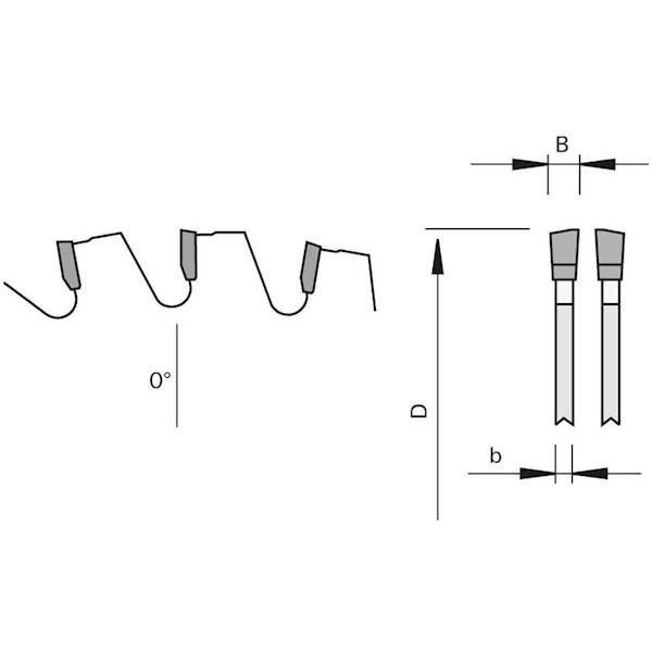 PIŁA D=450 B=2,6 b=2,2 d=30 z=90 Unisteel