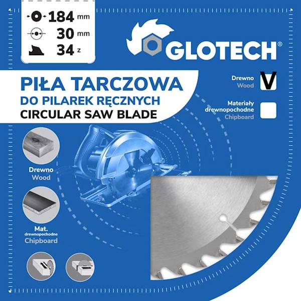 PIŁA D=180 B=2,2 b=1,4 d=30/25,4 z=24 GS Walter