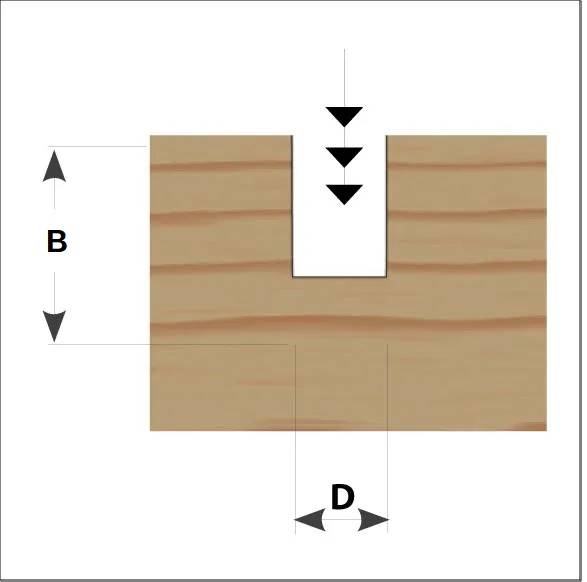 Frez trzp. prosty D=10 b=19 d=8 L=51 z=2+1 WPW