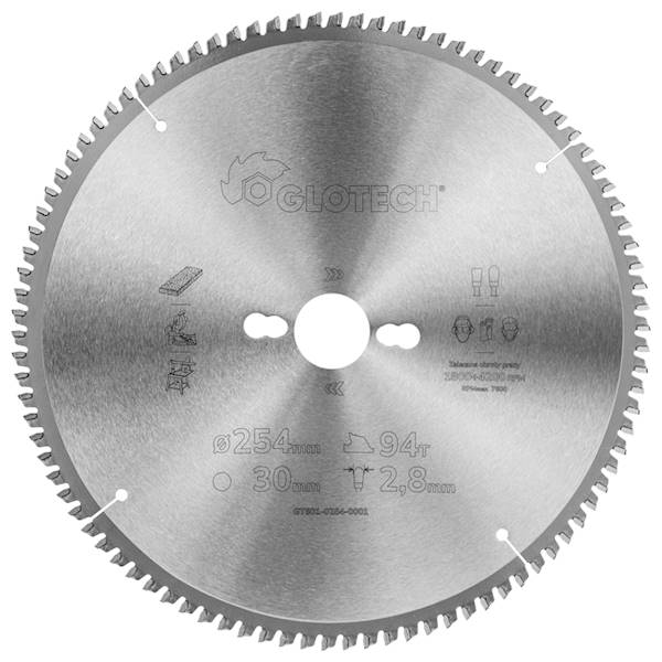 PIŁA D=254 B=2,8 b=2,0 d=30/20 z=94 -5 GA Glotech