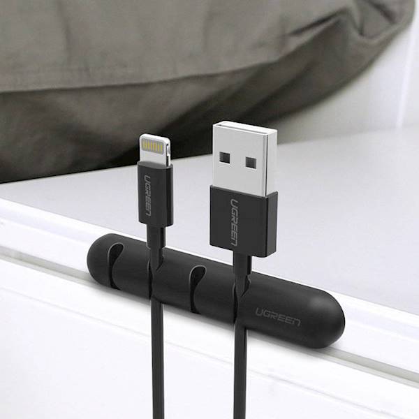 Ugreen organizer do kabli samoprzylepny czarny (LP114)