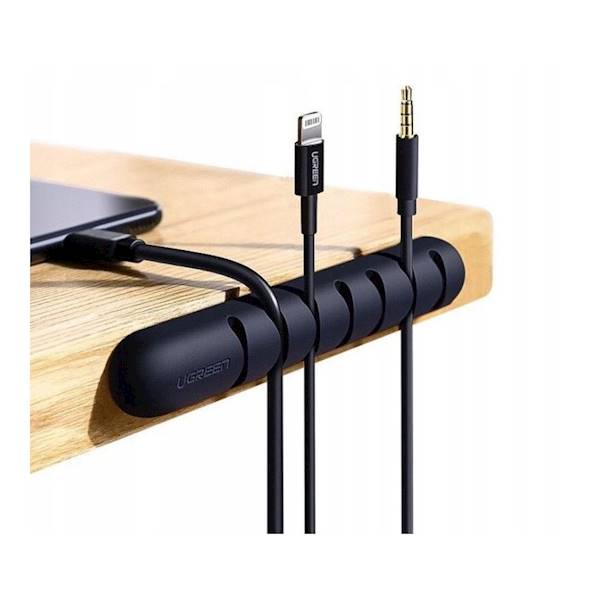 Ugreen organizer do kabli samoprzylepny czarny (LP114)