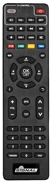 Tuner DVBT-2 SIGNAL T2-MINI HEVC.265 USB 5V
