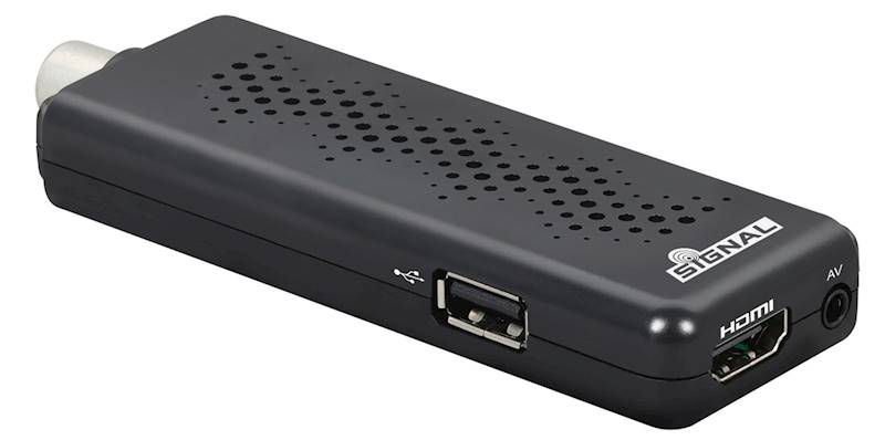 Tuner DVBT-2 SIGNAL T2-MINI HEVC.265 USB 5V
