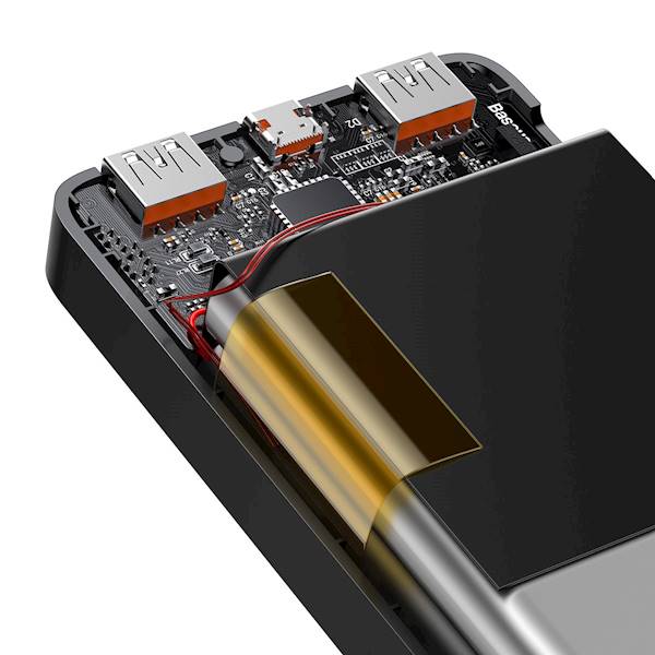 Baseus Bipow 20000mAh 2xUSB USB-C 20W czarny
