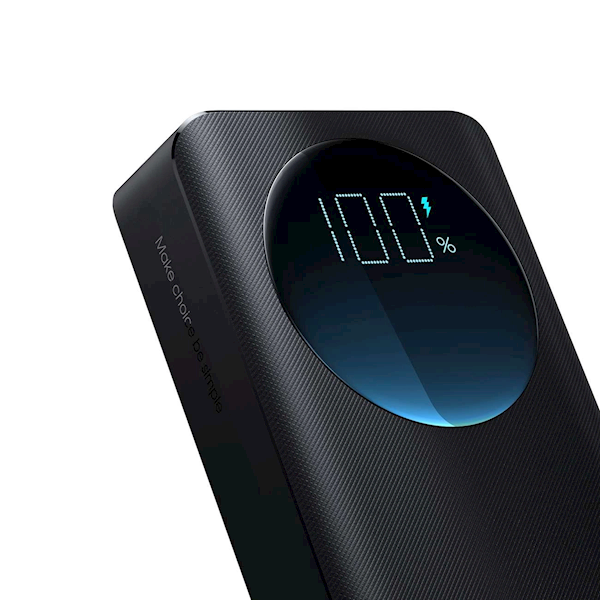 Powerbank Joyroom JR-PBF02 30W 20000mAh + kabel USB-A - USB-C0.25m - czarny 