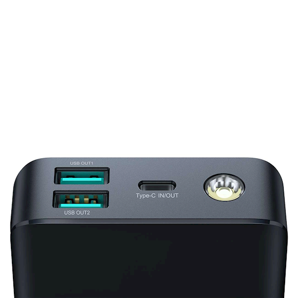 Powerbank Joyroom JR-PBF02 30W 20000mAh + kabel USB-A - USB-C0.25m - czarny 