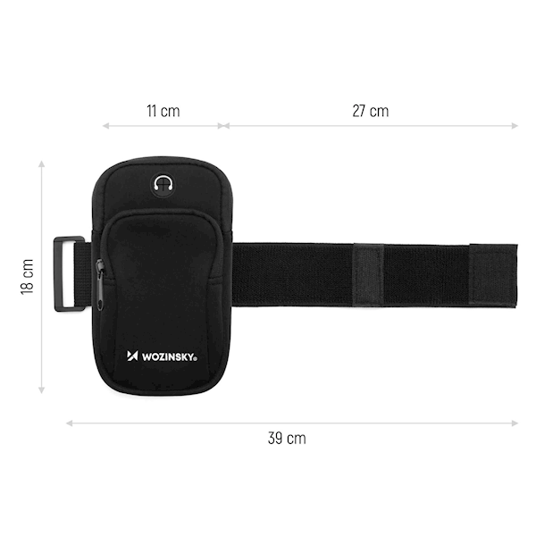 Wozinsky opaska na telefon do biegania armband  WABBK1