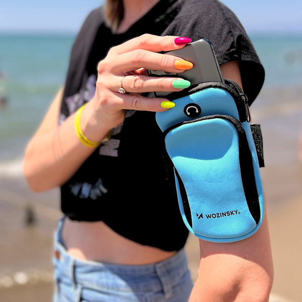 Wozinsky opaska na telefon do biegania armband  WABBK1