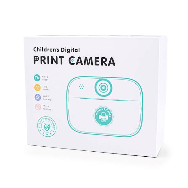 Mini drukarka termiczna dla dzieci z aparatem fotograficznym i kamerą -FIOLET