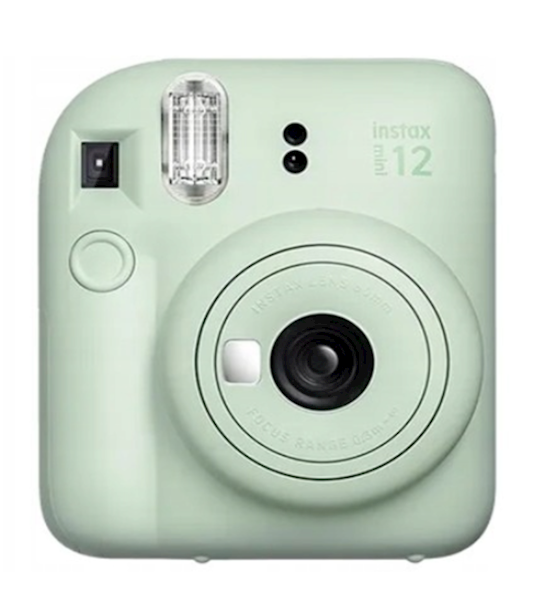 Aparat Instax Mini 12 zielony2 | Auto | Flash | Selfie | Makro | bez pakietu 10 klatek filmu