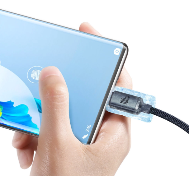 Baseus Crystal Shine Series Kabel USB-A do USB-C | 100W | 1.2m | Czarny