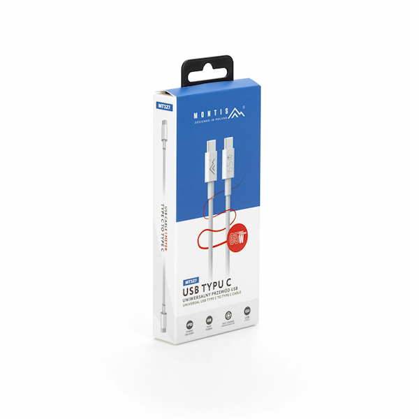 Kabel 1m typ- C USB pd 65W 3.25a MT127