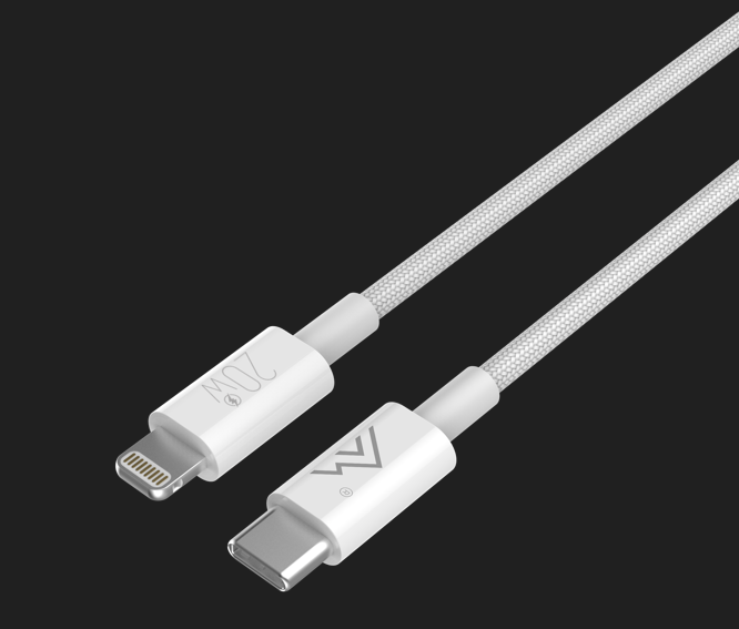 Kabel typ C -USB lighting 1m 20W MT126