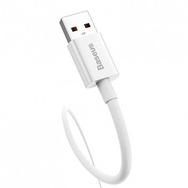 Kabel ładujący USB-A do C 100 W, 2 m, biały