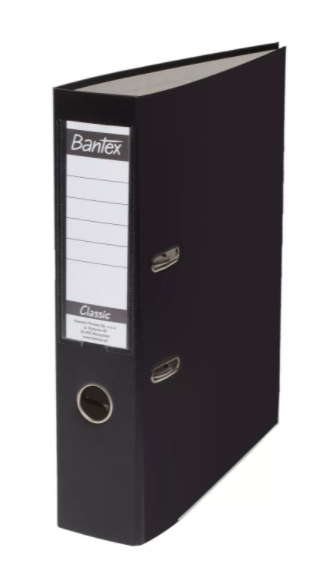 SEGREGATOR BANTEX BUDGET CLASSIC A4/7,5 CM czarny