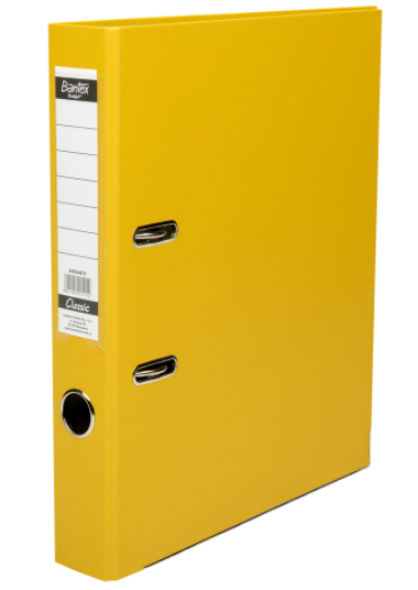 SEGREGATOR BANTEX BUDGET CLASSIC A4/5 cm żółty