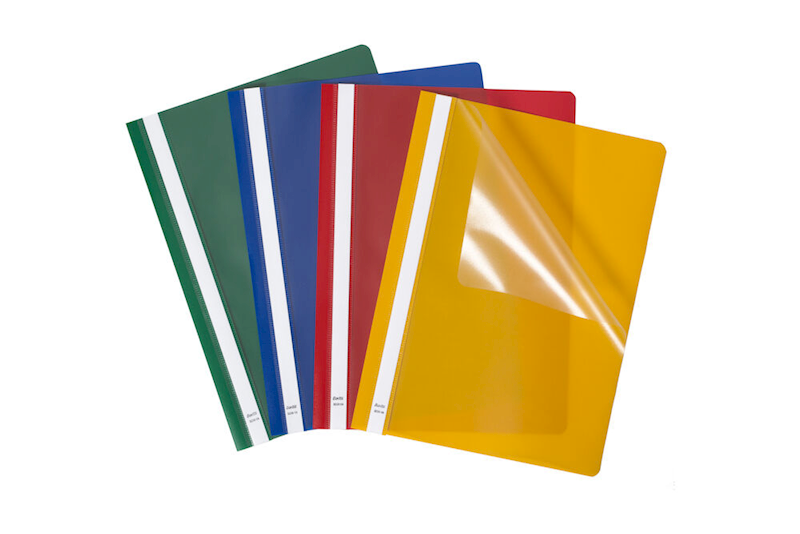 Skoroszyt wpinana A4 plastik  zielony 1szt